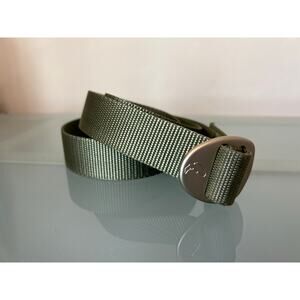 Simms Nylon Web Belt Ellipse Buckle XL 40.5” long x 1” fishing minimalist hike